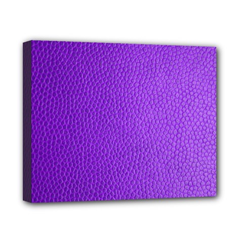 Purple Skin Leather Texture Pattern Canvas 10  X 8  by paulaoliveiradesign