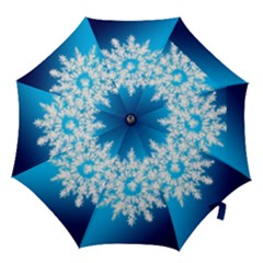 Background Christmas Star Hook Handle Umbrellas (medium) by Nexatart