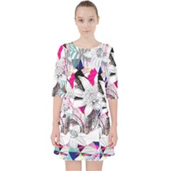 Flower Graphic Pattern Floral Pocket Dress by Mariart