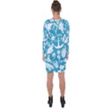 Summer Icons Toss Pattern Asymmetric Cut-Out Shift Dress View2