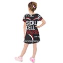 Warrior  Kids  Short Sleeve Velvet Dress View2