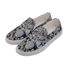 Tywyn Pebbles Women s Canvas Slip Ons by DeneWestUK