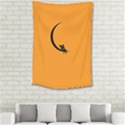 Angle Moon Scene Girl Wings Black Small Tapestry View2