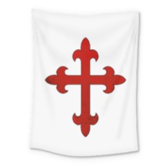 Crusader Cross Medium Tapestry by Valentinaart