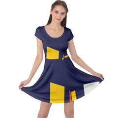 Slider Explore Further Cap Sleeve Dress by Mariart