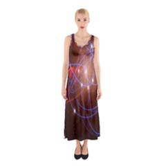 Highest Resolution Version Space Net Sleeveless Maxi Dress by Mariart