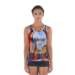 Abstract Tunnel Sport Tank Top  by NouveauDesign