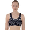 Halloween pattern Back Weave Sports Bra View1