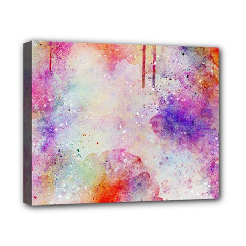 Watercolor Galaxy Purple Pattern Canvas 10  X 8  by paulaoliveiradesign