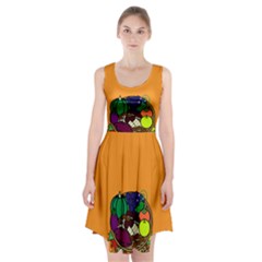 Healthy Vegetables Food Racerback Midi Dress by Mariart