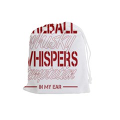 Fireball Whiskey Humor  Drawstring Pouches (large)  by crcustomgifts