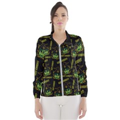 Pattern Halloween Witch Got Candy? Icreate Wind Breaker (women) by iCreate