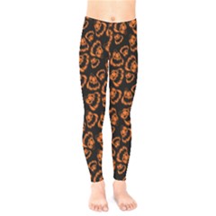 Pattern Halloween Jackolantern Kids  Legging by iCreate