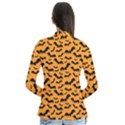 Pattern Halloween Bats  Icreate Drape Collar Cardigan View2