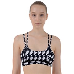Footballs Icreate Line Them Up Sports Bra by iCreate