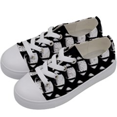 Footballs Icreate Kids  Low Top Canvas Sneakers by iCreate