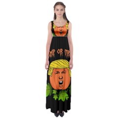 Trump Or Treat  Empire Waist Maxi Dress by Valentinaart