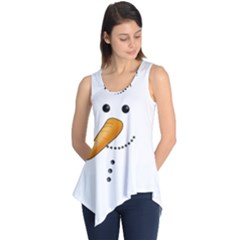 Cute Snowman Sleeveless Tunic by Valentinaart