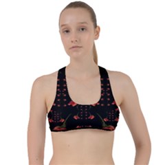Roses From The Fantasy Garden Criss Cross Racerback Sports Bra by pepitasart