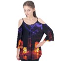 Awaiting Halloween Night Flutter Tees View1