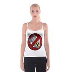 No Nuclear Weapons Spaghetti Strap Top by Valentinaart