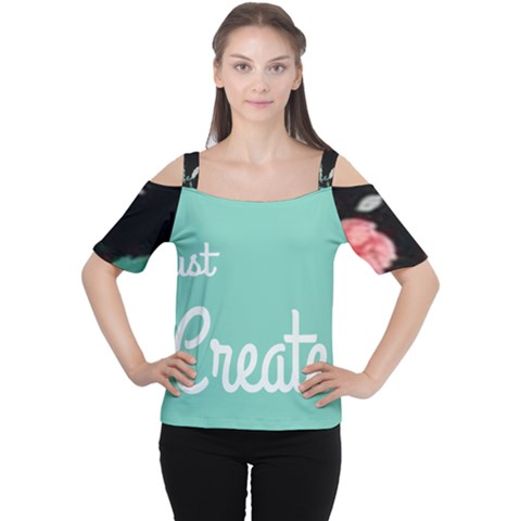Bloem Logomakr 9f5bze Cutout Shoulder Tee by createinc