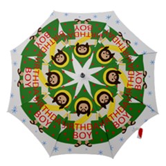 Jesus - Christmas Hook Handle Umbrellas (medium) by Valentinaart