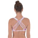 Rose pink flower, floral Aquarel - watercolor painting art Got No Strings Sports Bra View2