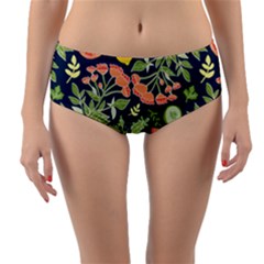 Summer Fruite Orange Lemmon Tomato Reversible Mid-waist Bikini Bottoms by Mariart
