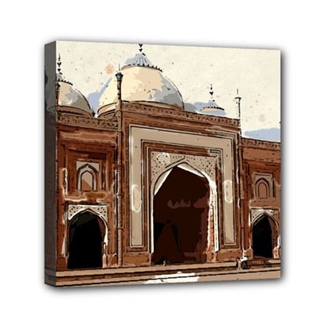 Agra Taj Mahal India Palace Mini Canvas 6  X 6  by Celenk