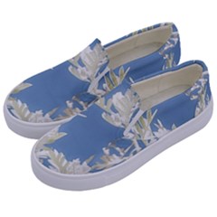 Nature Pattern Kids  Canvas Slip Ons by dflcprintsclothing
