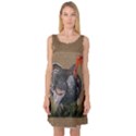 Thanksgiving Turkey Sleeveless Satin Nightdress View1