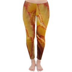 Flowers Leaves Leaf Floral Summer Classic Winter Leggings by Celenk