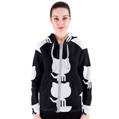 Logo Icon Github Women s Zipper Hoodie by Celenk