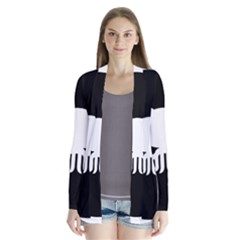 Logo Icon Github Drape Collar Cardigan by Celenk