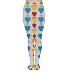 So Sweet And Hearty As Love Can Be Women s Tights by pepitasart