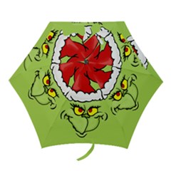 Grinch Mini Folding Umbrellas by Valentinaart