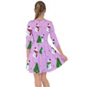 Snowman pattern Smock Dress View2