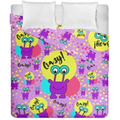 Crazy Duvet Cover Double Side (california King Size) by gasi