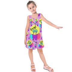 Crazy Kids  Sleeveless Dress by gasi