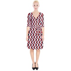 Pattern Wrap Up Cocktail Dress by gasi