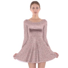 Pattern Long Sleeve Skater Dress by gasi