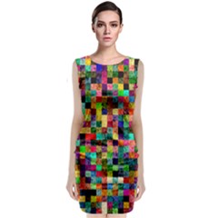 Pattern Classic Sleeveless Midi Dress by gasi