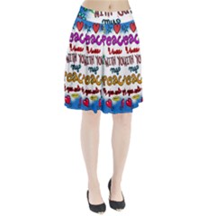Christian Christianity Religion Pleated Skirt by Celenk