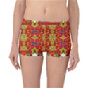 Abstract Background Pattern Doodle Reversible Boyleg Bikini Bottoms View3