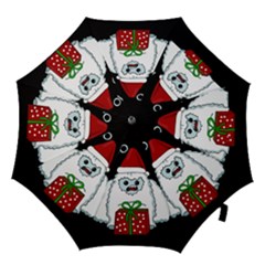 Yeti Xmas Hook Handle Umbrellas (medium) by Valentinaart