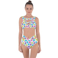 Polka Dot Easter Eggs Bandaged Up Bikini Set  by allthingseveryone