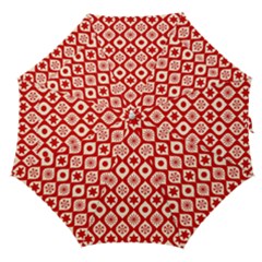 Ornate Christmas Decor Pattern Straight Umbrellas by patternstudio