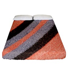 Fabric Textile Texture Surface Fitted Sheet (queen Size) by Celenk