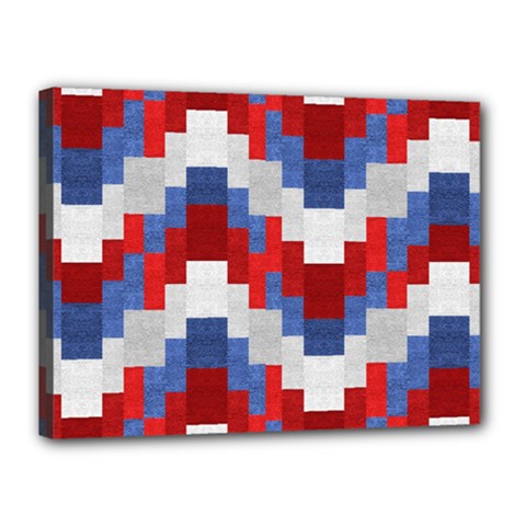 Texture Textile Surface Fabric Canvas 16  X 12  by Celenk
